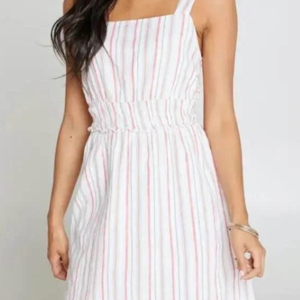 Sadie & Sage Striped Cotton Mini Dress